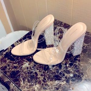 💎👠Sequin Chunky Heels 👠💎